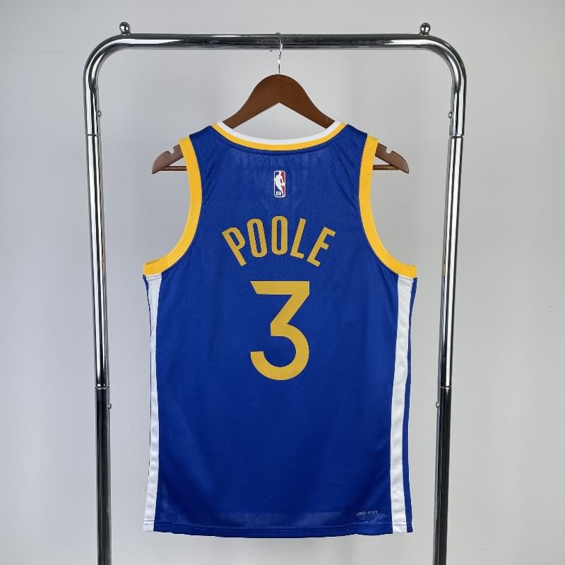 Golden State Warriors 22/23 Blue Basketball Jersey (Hot Press)