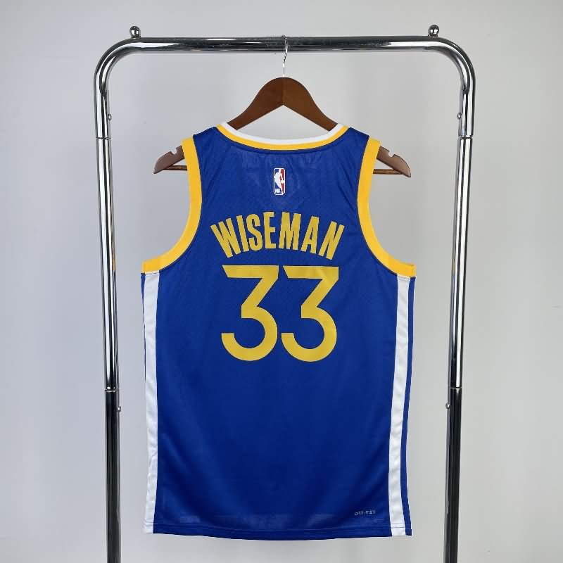 Golden State Warriors 22/23 Blue Basketball Jersey (Hot Press)