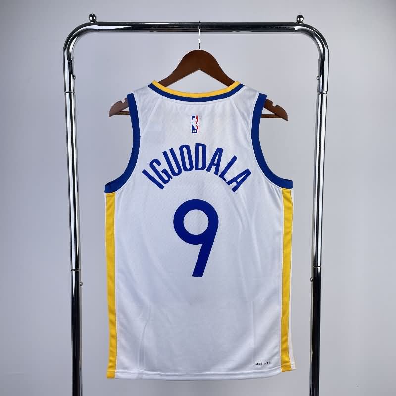 Golden State Warriors 22/23 White Basketball Jersey (Hot Press)