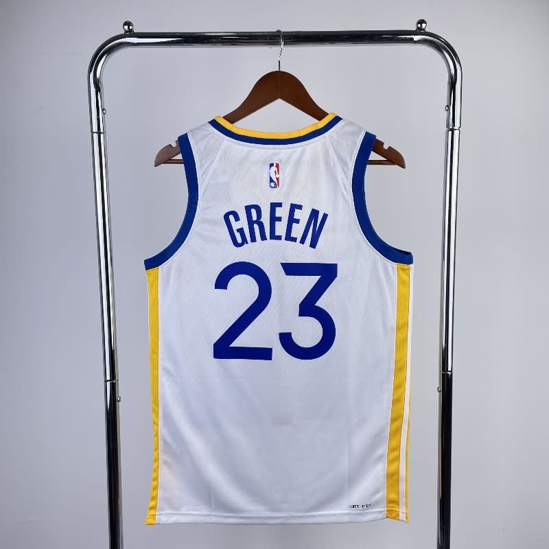 Golden State Warriors 22/23 White Basketball Jersey (Hot Press)