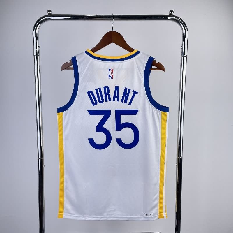 Golden State Warriors 22/23 White Basketball Jersey (Hot Press)