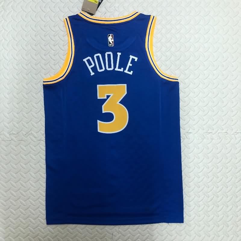 Golden State Warriors Blue Classics Basketball Jersey (Hot Press)