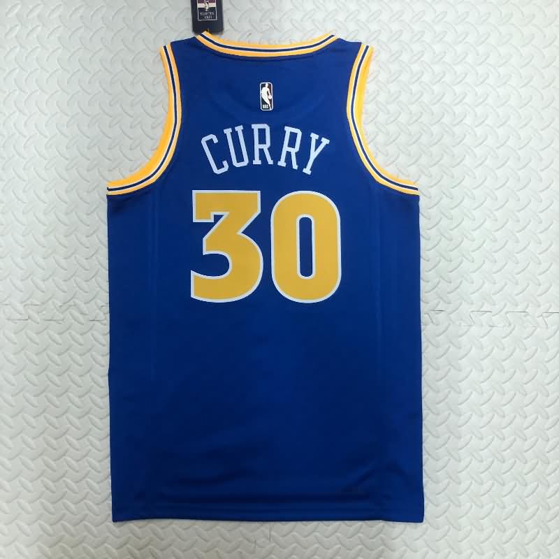 Golden State Warriors Blue Classics Basketball Jersey (Hot Press)