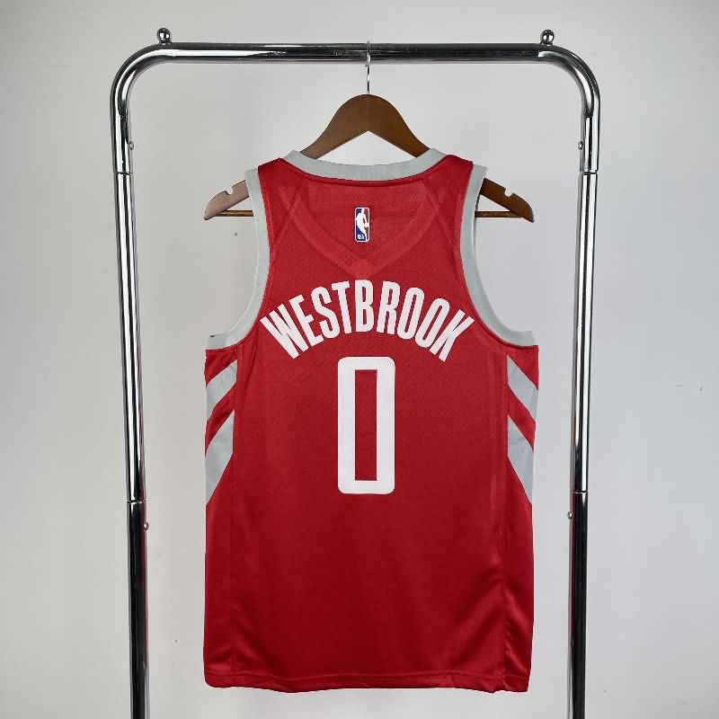 Houston Rockets 18/19 Red Basketball Jersey (Hot Press)