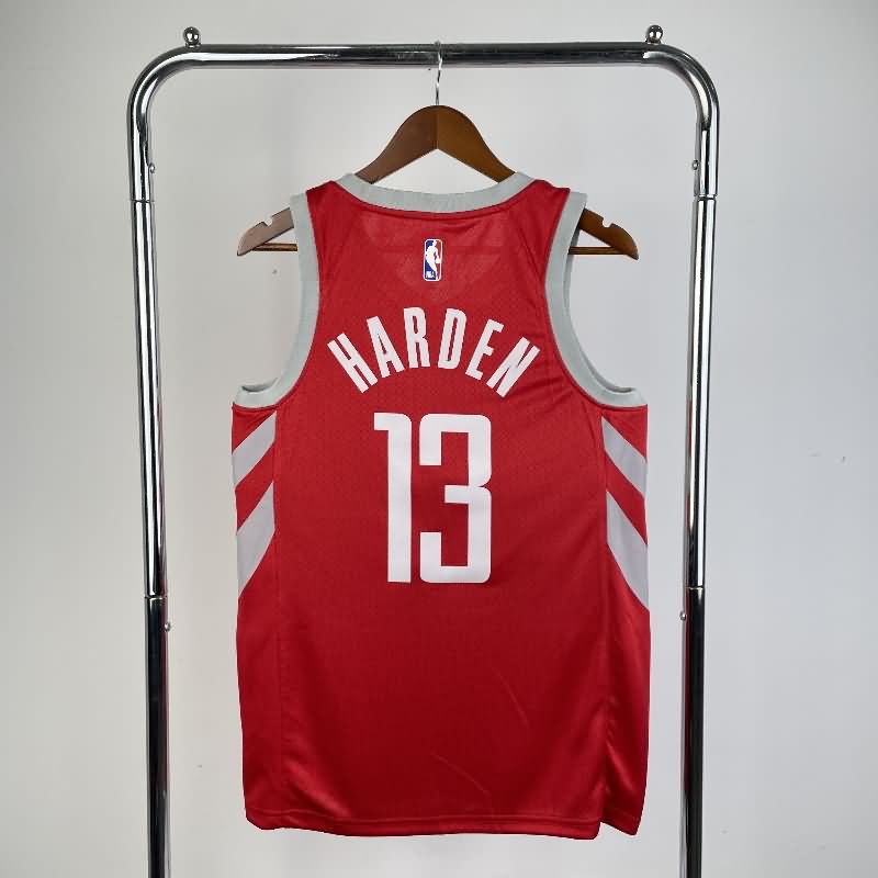 Houston Rockets 18/19 Red Basketball Jersey (Hot Press)