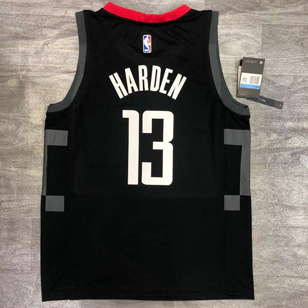 Houston Rockets 20/21 Black AJ Basketball Jersey (Hot Press)