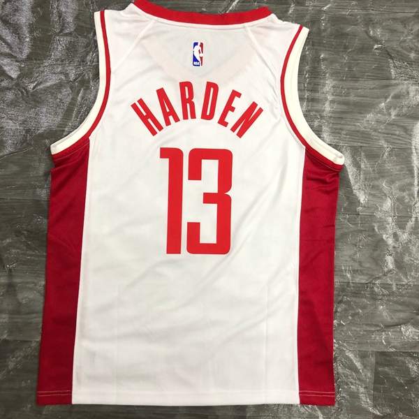 Houston Rockets 20/21 White Basketball Jersey (Hot Press)