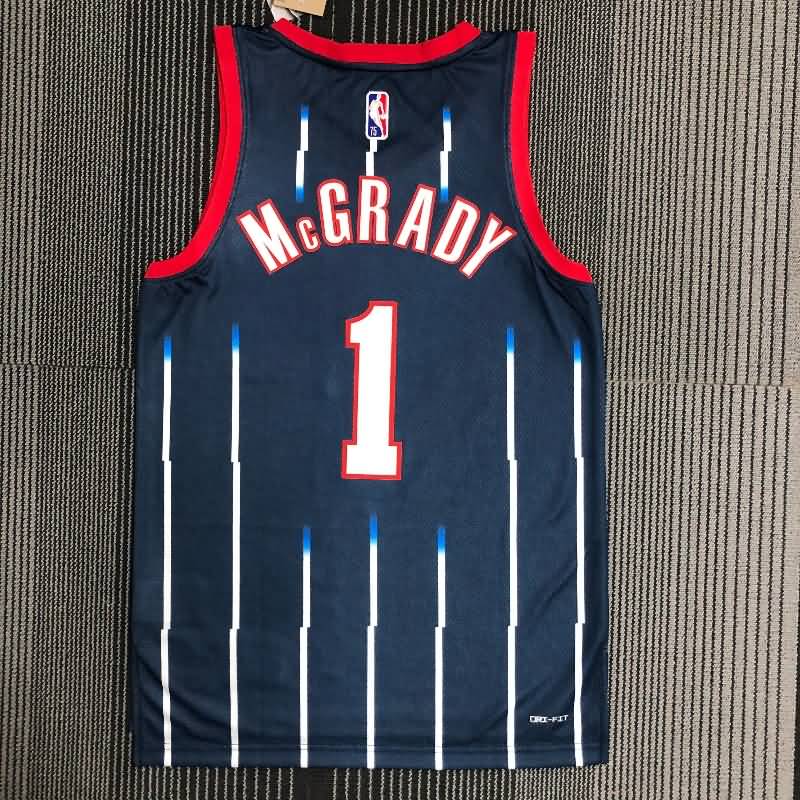 Houston Rockets 21/22 Dark Blue City Basketball Jersey (Hot Press)