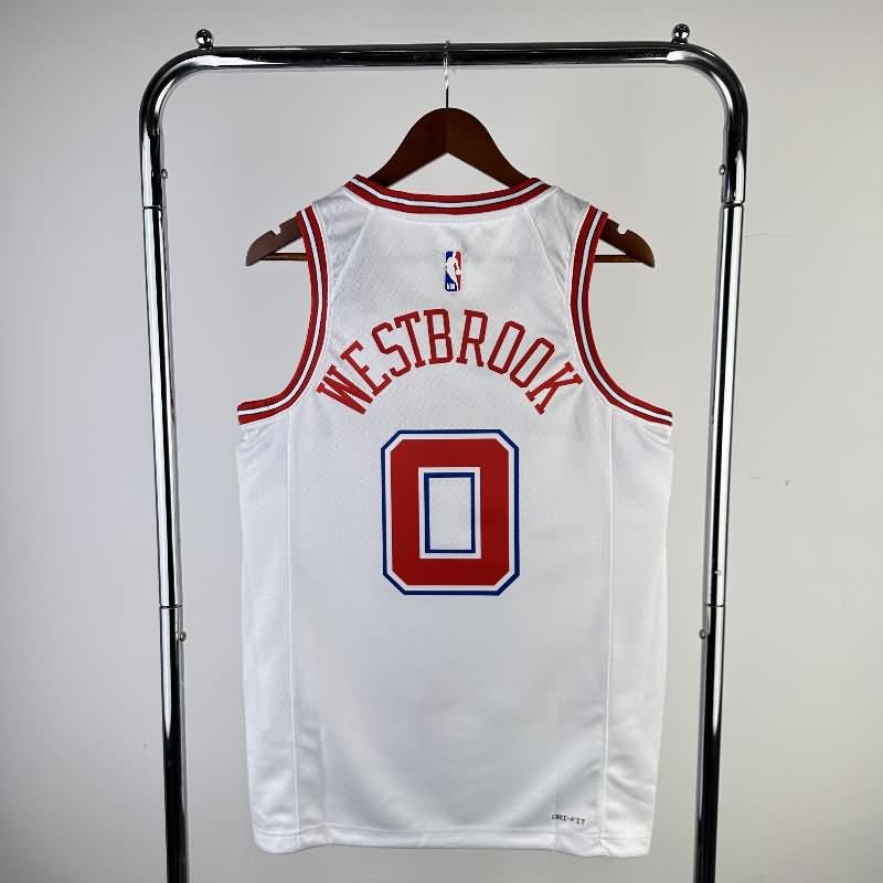 Houston Rockets 23/24 White City Basketball Jersey (Hot Press)