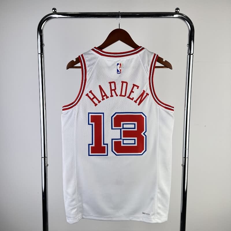 Houston Rockets 23/24 White City Basketball Jersey (Hot Press)