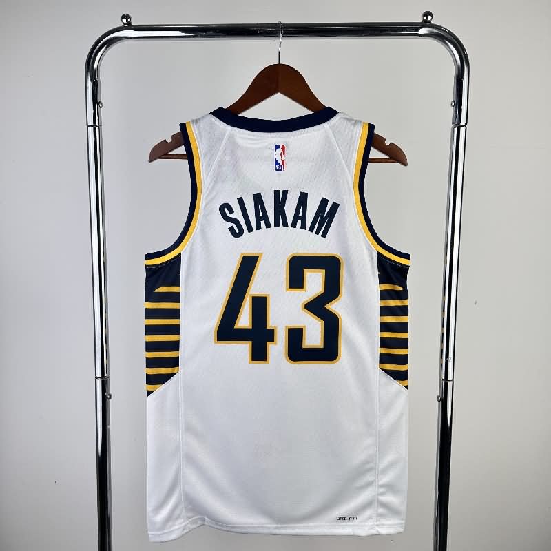 Indiana Pacers 22/23 White Basketball Jersey (Hot Press)