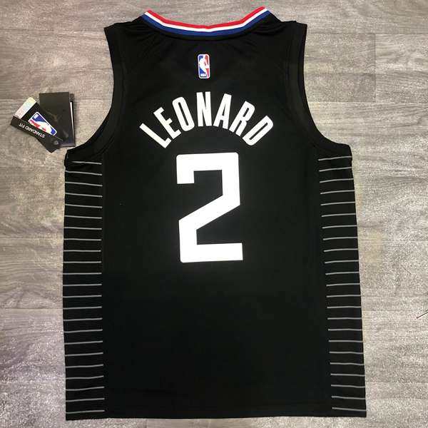 Los Angeles Clippers 20/21 Black AJ Basketball Jersey (Hot Press)