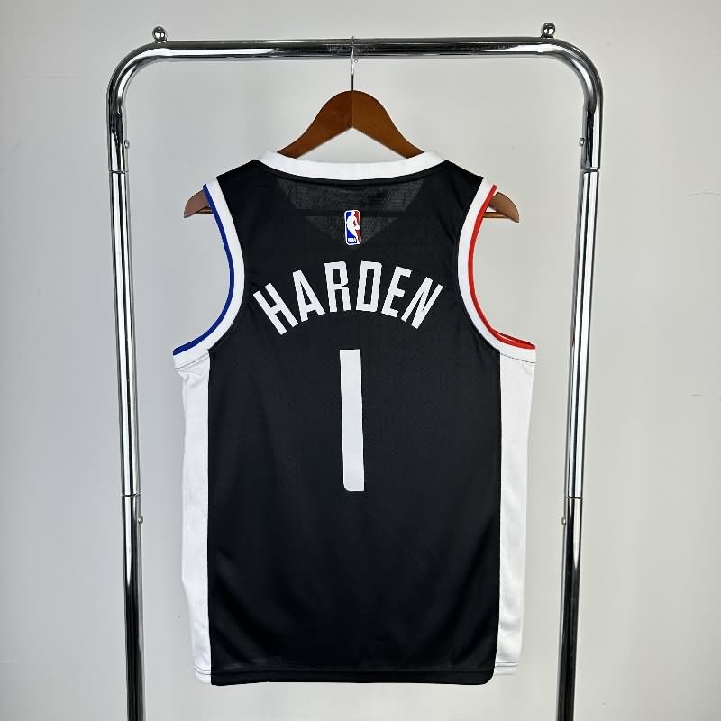 Los Angeles Clippers 20/21 Black City Basketball Jersey (Hot Press)