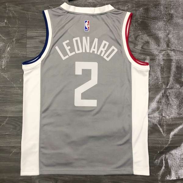 Los Angeles Clippers 20/21 Grey Basketball Jersey (Hot Press)