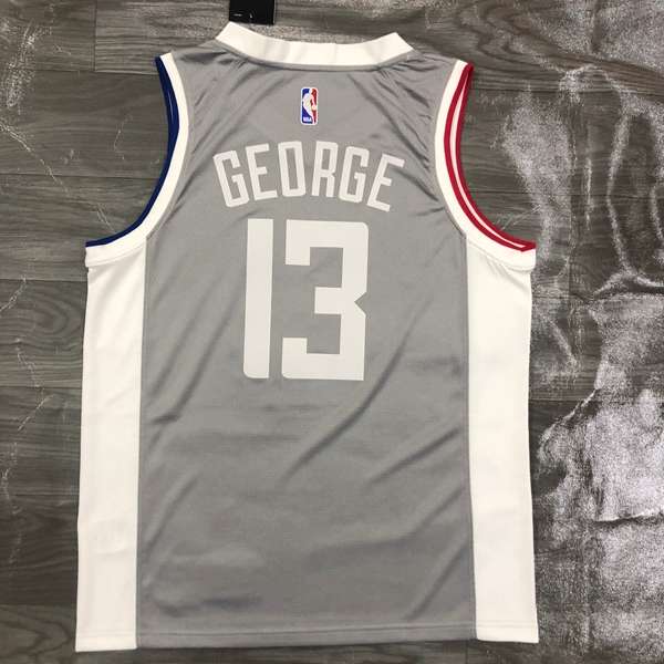 Los Angeles Clippers 20/21 Grey Basketball Jersey (Hot Press)