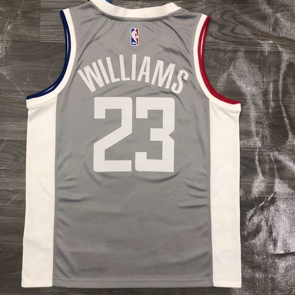 Los Angeles Clippers 20/21 Grey Basketball Jersey (Hot Press)