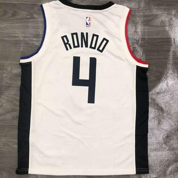 Los Angeles Clippers 2020 White City Basketball Jersey (Hot Press)