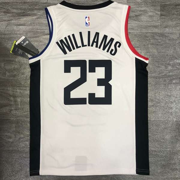 Los Angeles Clippers 2020 White City Basketball Jersey (Hot Press)