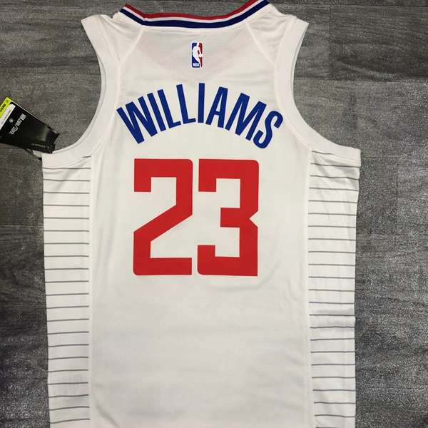 Los Angeles Clippers 2020 White Basketball Jersey (Hot Press)