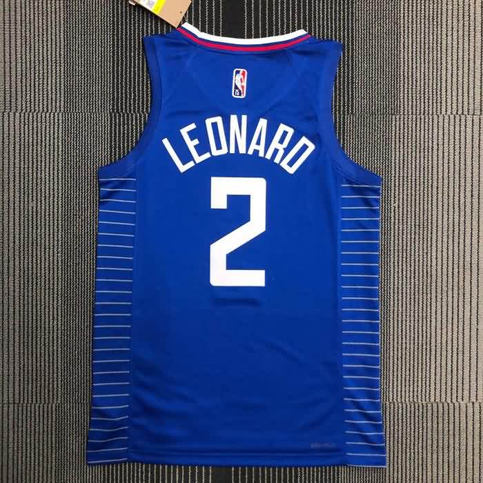 Los Angeles Clippers 21/22 Blue Basketball Jersey (Hot Press)