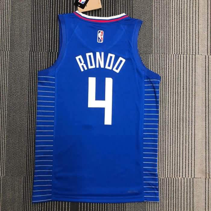 Los Angeles Clippers 21/22 Blue Basketball Jersey (Hot Press)