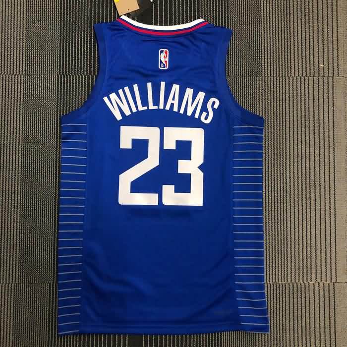 Los Angeles Clippers 21/22 Blue Basketball Jersey (Hot Press)