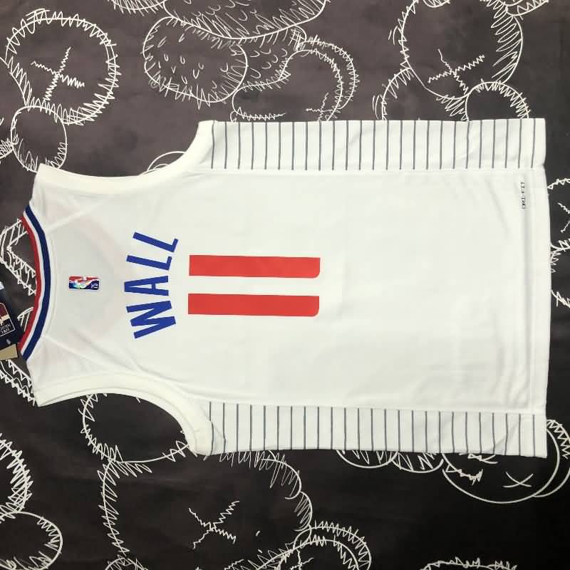 Los Angeles Clippers 21/22 White Basketball Jersey (Hot Press)