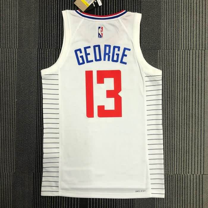 Los Angeles Clippers 21/22 White Basketball Jersey (Hot Press)