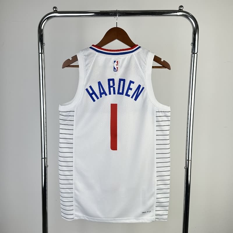 Los Angeles Clippers 22/23 White Basketball Jersey (Hot Press)