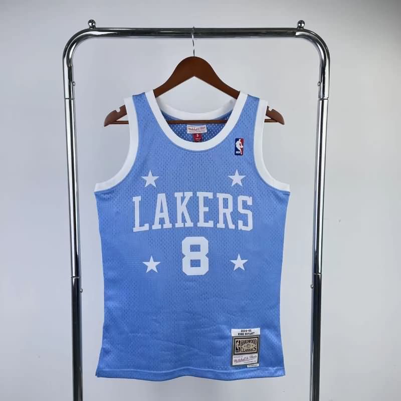 Los Angeles Lakers 2004/05 Light Blue Classics Basketball Jersey (Hot Press)