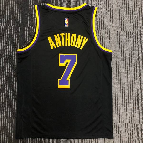 Los Angeles Lakers 20/21 Black Basketball Jersey (Hot Press)