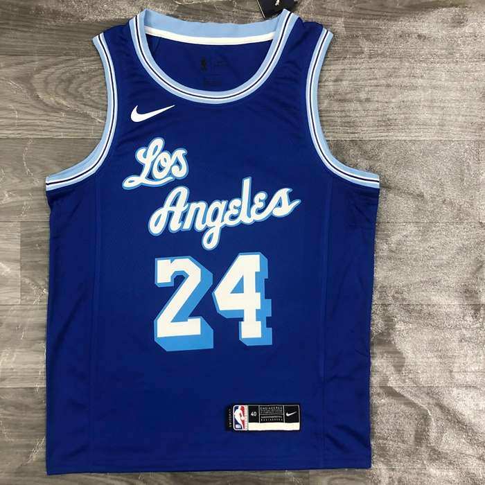 Los Angeles Lakers 20/21 Blue Basketball Jersey (Hot Press)