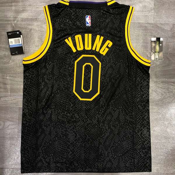 Los Angeles Lakers 2020 Black City Basketball Jersey (Hot Press)