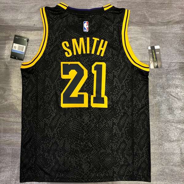 Los Angeles Lakers 2020 Black City Basketball Jersey (Hot Press)