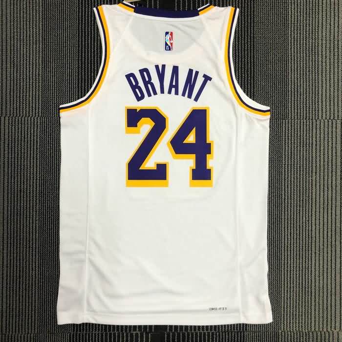 Los Angeles Lakers 21/22 White Basketball Jersey (Hot Press)