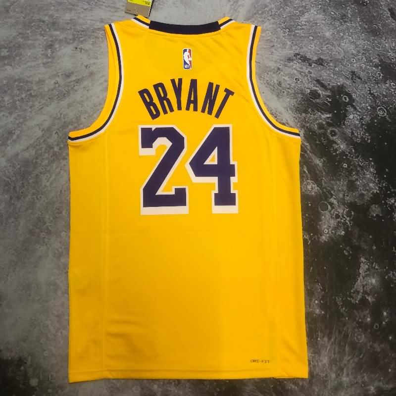 Los Angeles Lakers 22/23 Yellow Basketball Jersey (Hot Press)