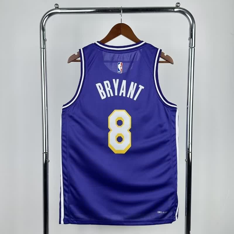Los Angeles Lakers 25/26 Purple AJ Basketball Jersey (Hot Press)