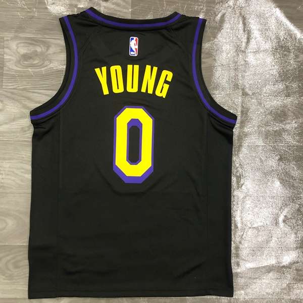 Los Angeles Lakers Black Basketball Jersey (Hot Press)