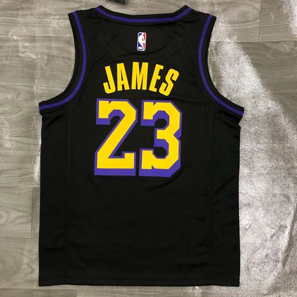 Los Angeles Lakers Black Basketball Jersey (Hot Press)