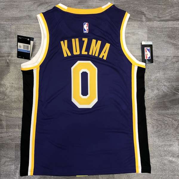 Los Angeles Lakers Purple Basketball Jersey 02 (Hot Press)