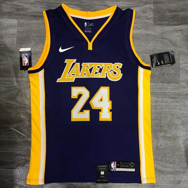 Los Angeles Lakers Purple Basketball Jersey 03 (Hot Press)