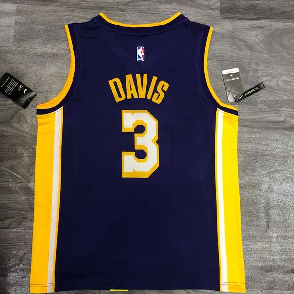 Los Angeles Lakers Purple Basketball Jersey 03 (Hot Press)