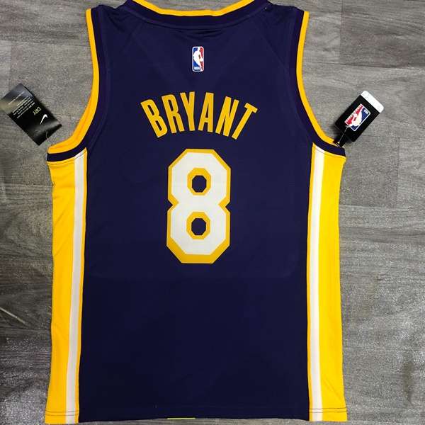 Los Angeles Lakers Purple Basketball Jersey 03 (Hot Press)