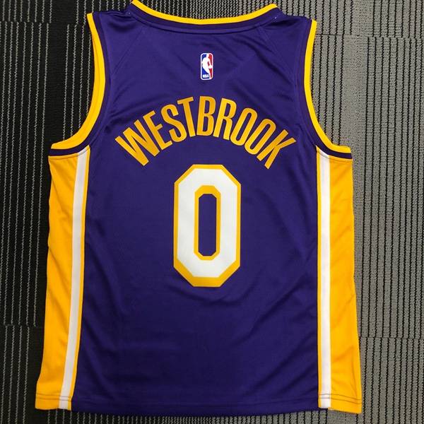 Los Angeles Lakers Purple Basketball Jersey 03 (Hot Press)