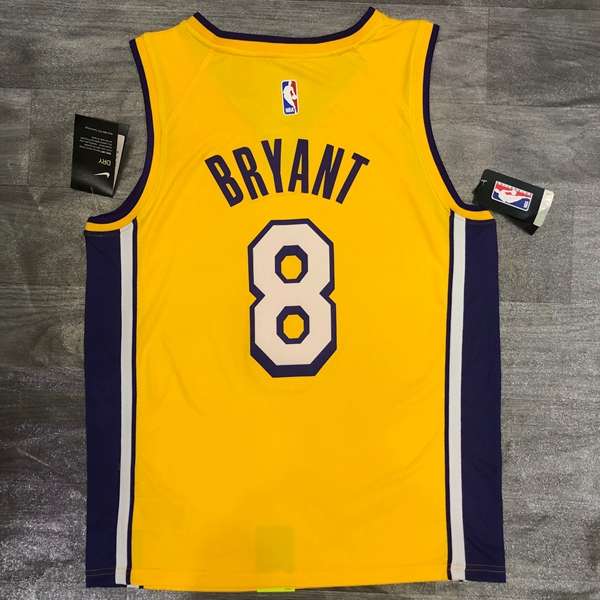 Los Angeles Lakers Yellow Basketball Jersey (Hot Press)