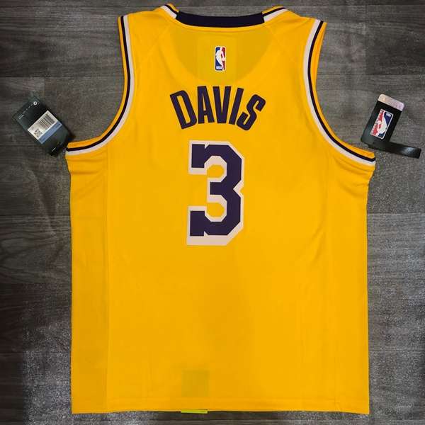 Los Angeles Lakers Yellow Basketball Jersey 03 (Hot Press)