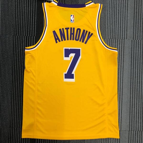 Los Angeles Lakers Yellow Basketball Jersey 03 (Hot Press)