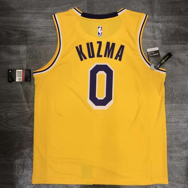 Los Angeles Lakers Yellow Basketball Jersey 03 (Hot Press)