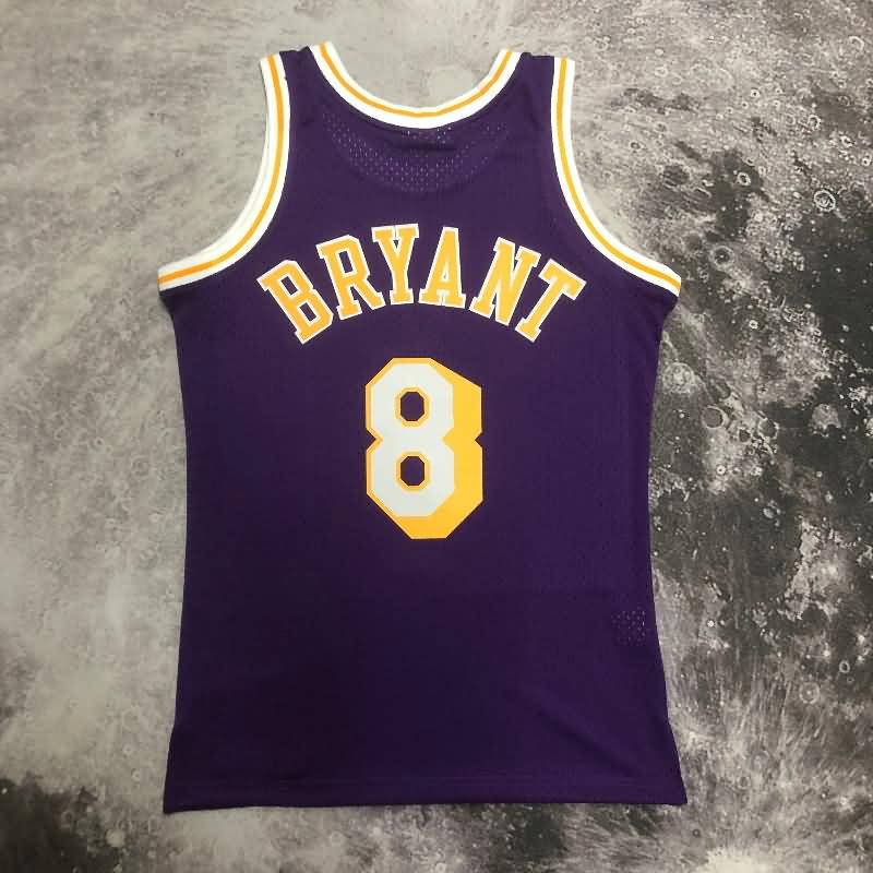 Los Angeles Lakers Purple Classics Basketball Jersey 02 (Hot Press)