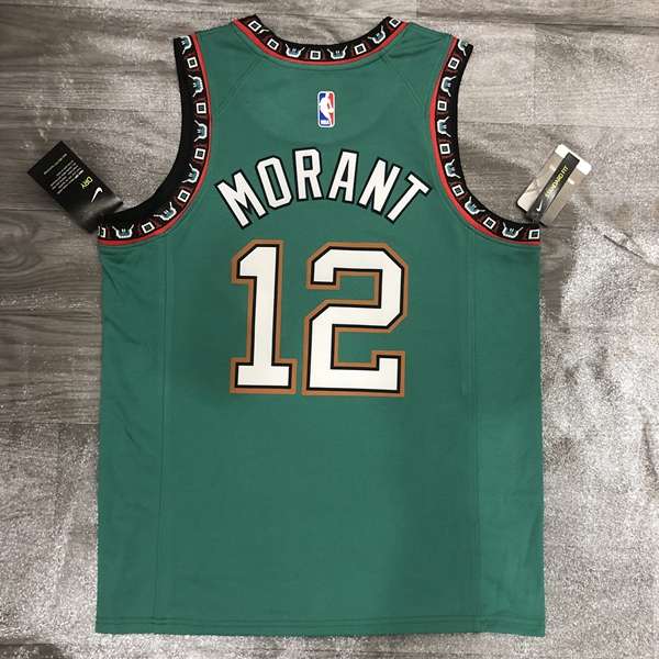 Memphis Grizzlies 2020 Green Basketball Jersey (Hot Press)